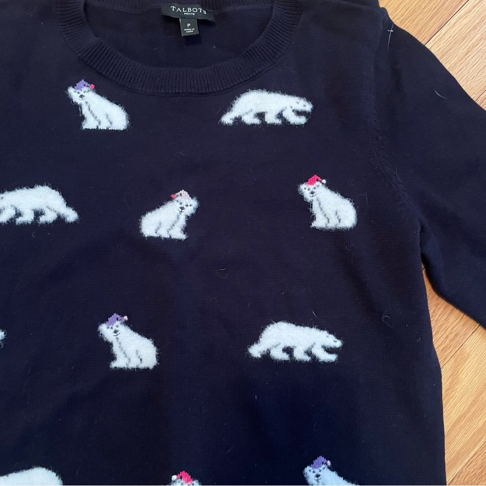 Talbots Polar Bear Sweater Cute!!!!!!!